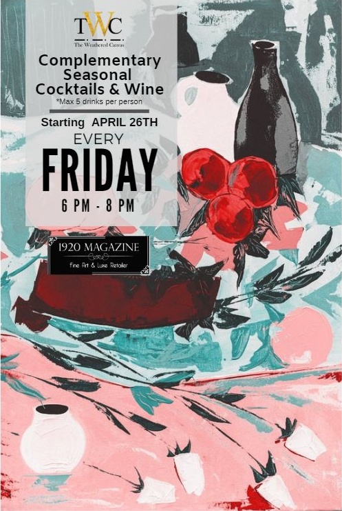 The Weathered Canvas event flyer