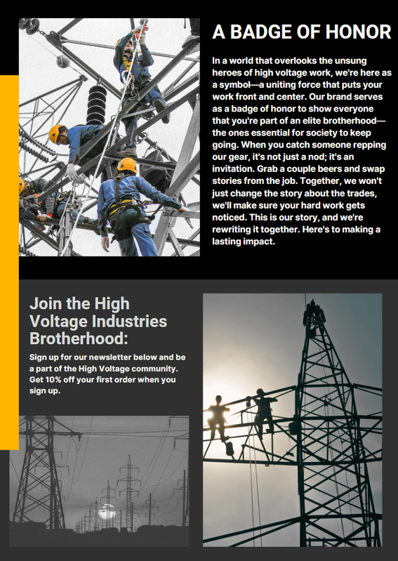 HVI recruitment and brand layout