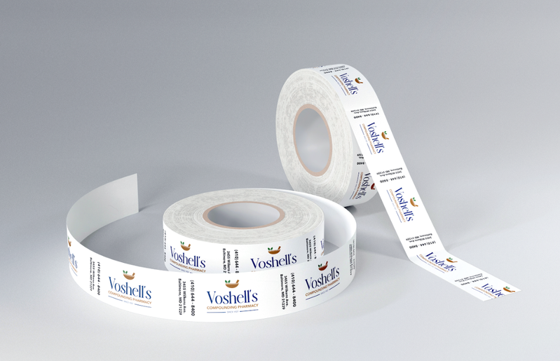 Voshell’s printed label mockup