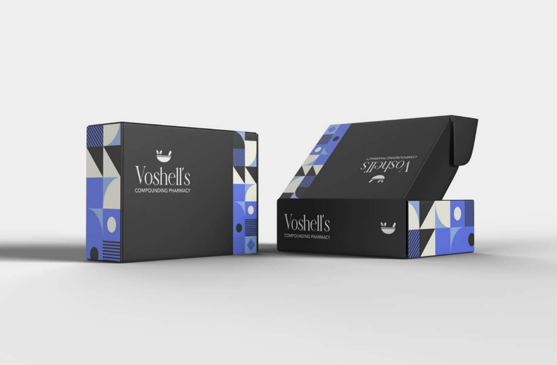 Voshell’s patterned packaging